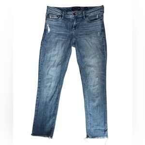 Lucky Brand Lolita Skinny Blue Denim Cropped Jeans